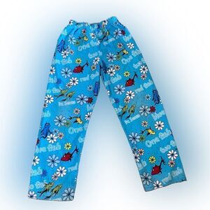 Kids Dr. Seuss Red Fish Blue Fish Scrub Pants